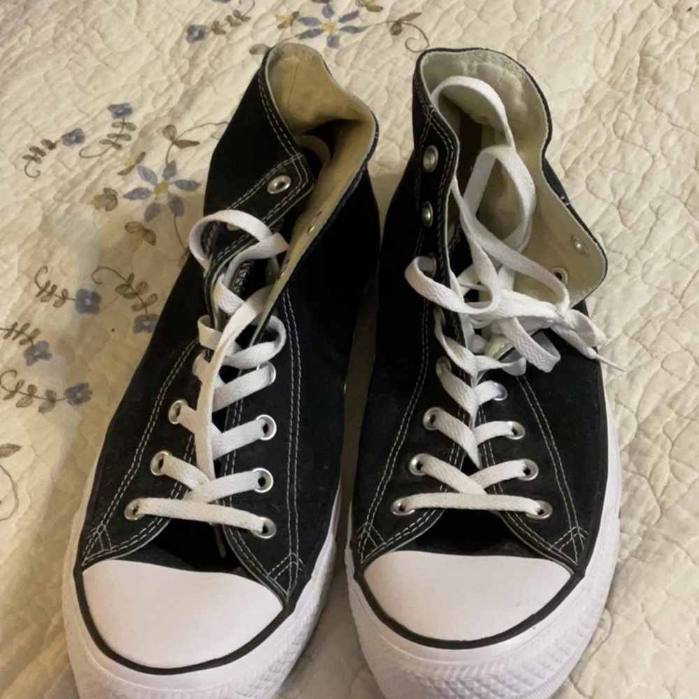 Converse Men’s Black High-Top Sneakers Chuck Taylor size 13 - Picture 2 of 5